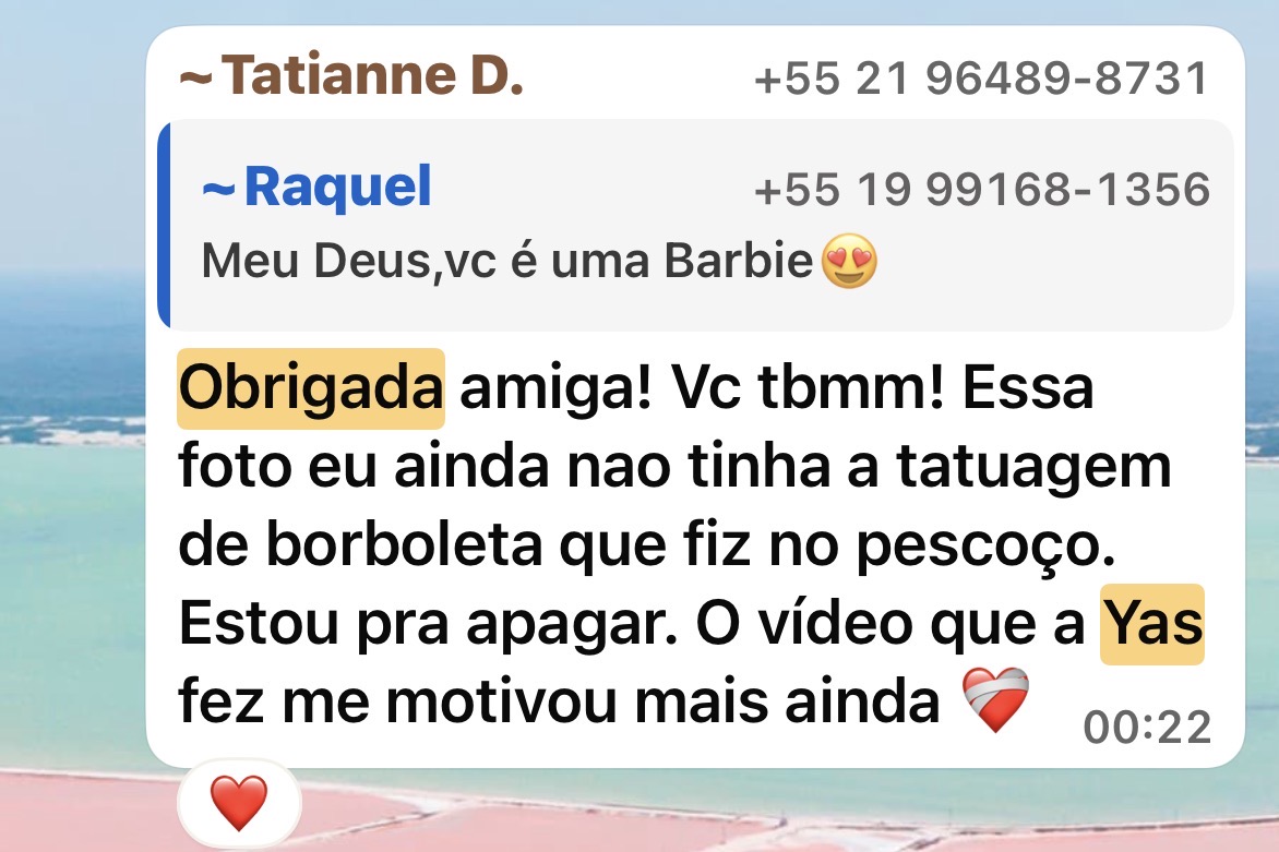 Depoimento da Tatianne sobre motivação